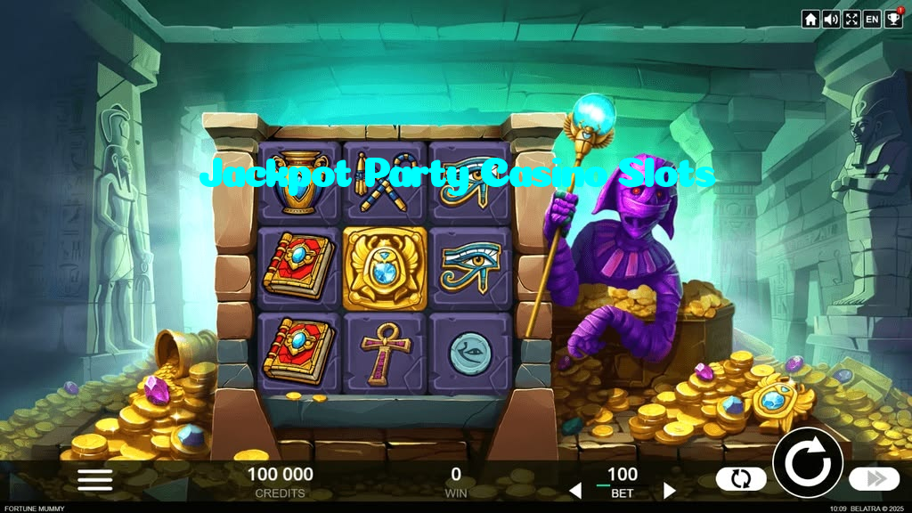 Jackpot Party Casino Slots casino presented on mobile device in Pakistan with slots and live games